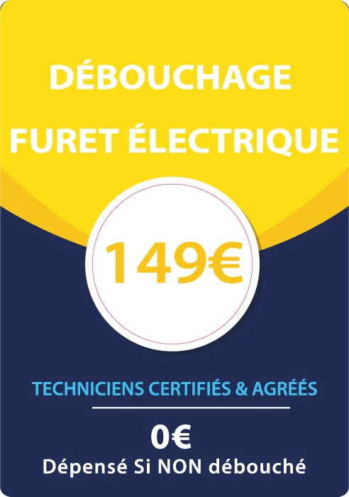 débouchage furet électrique